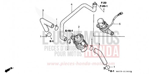 AIR SUCTION VALVE CBR1100XXX de 1999